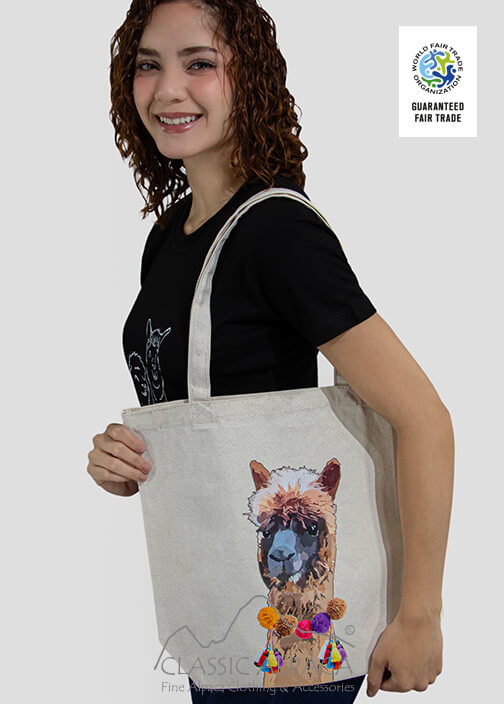 Alpaca Lady Tote Bag