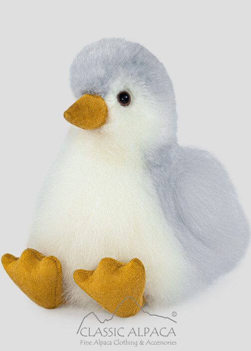 Baby Alpaca Fur - Penguin Ornament 11 inches