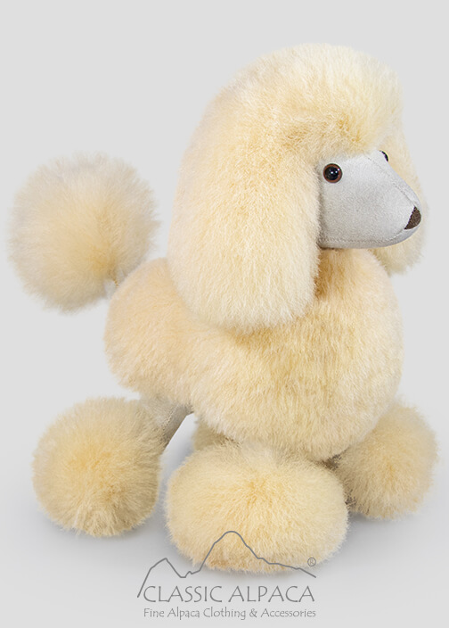Alpaca Fur - Poodle Dog 13 inches