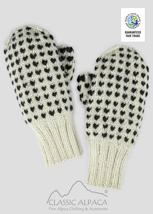 Alpaca Thrummed Mittens