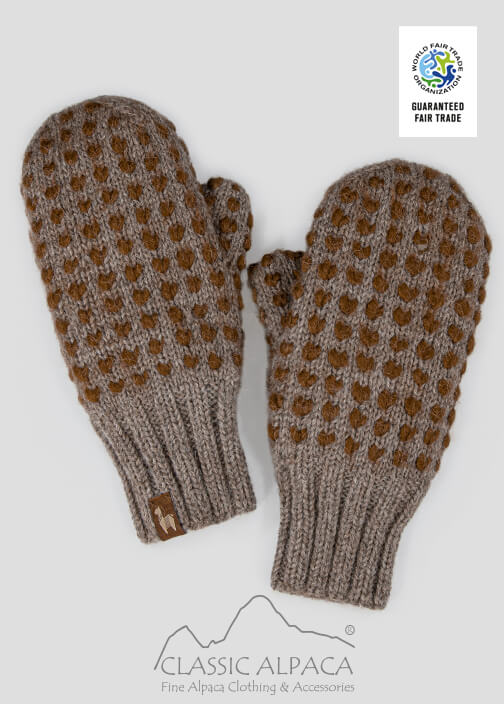 Alpaca Thrummed Mittens