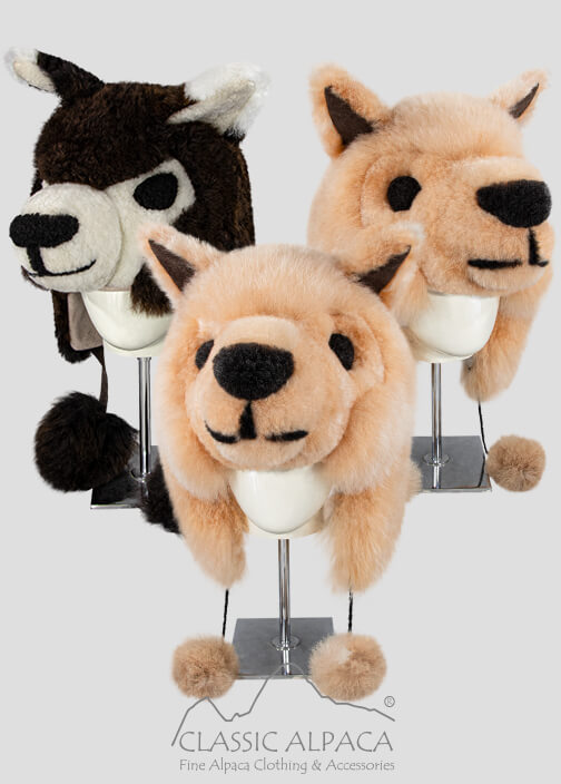 Premium Baby Alpaca Fur - Alpaca Hat With Ear Flaps
