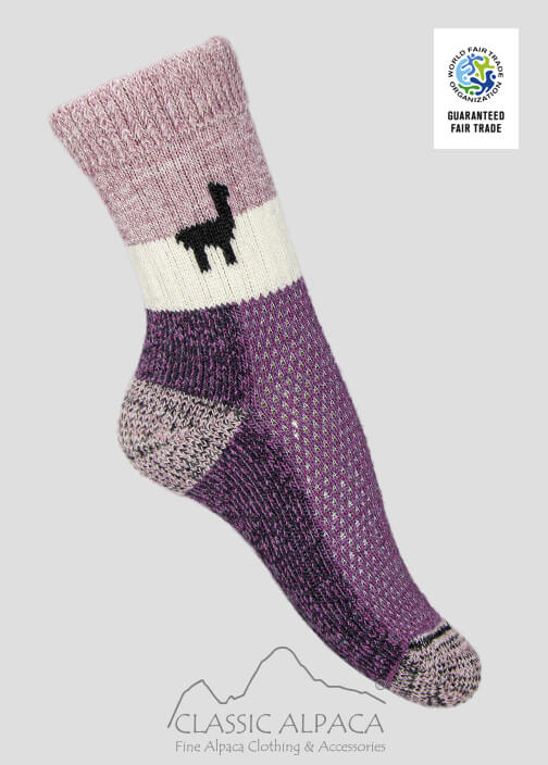 Premium Alpaca Alpaquita Heavy Boot Unisex Socks – wholesale reinforced alpaca boot socks with alpaca design, breathable and cushioned.