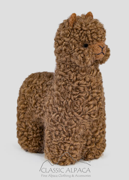 Needle Felted Baby Alpaca