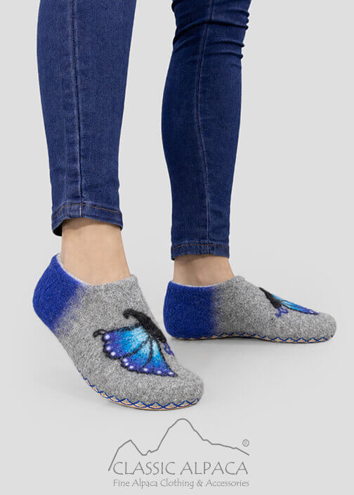 Women's Alpaca Felt Slippers