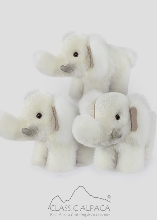 Baby Alpaca Fur- Mammoth Ornament 10 inches
