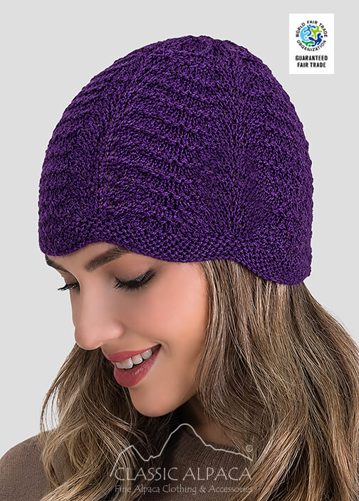 Scallop Lace Alpaca Hat