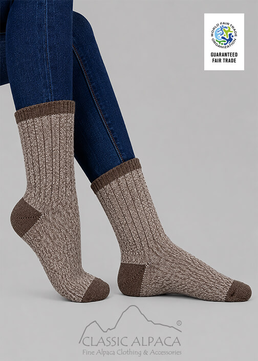 Alpaca Boot Unisex Socks