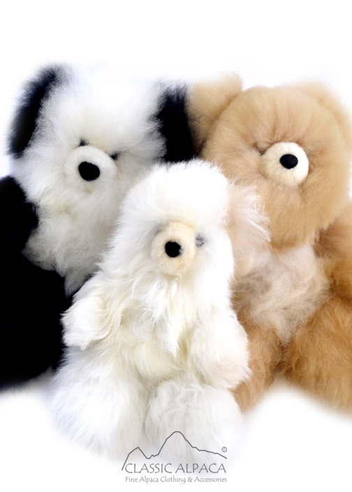 Baby Alpaca Fur-Teddy Bear 10 inches