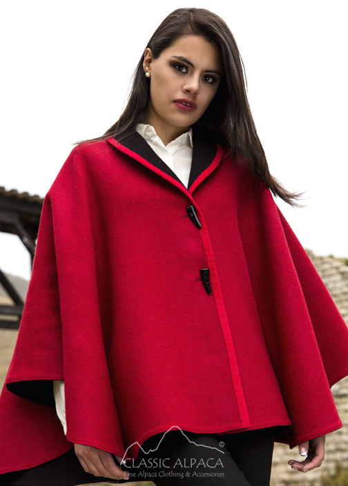 AMERI　REVERSIBLE COLOR PONCHO COAT ameri REVERSIBLE COLOR PONCHO COAT