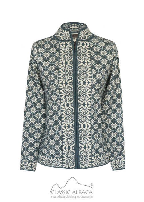 Wholesale Sweaters: Norwegian Alpaca Cardigan