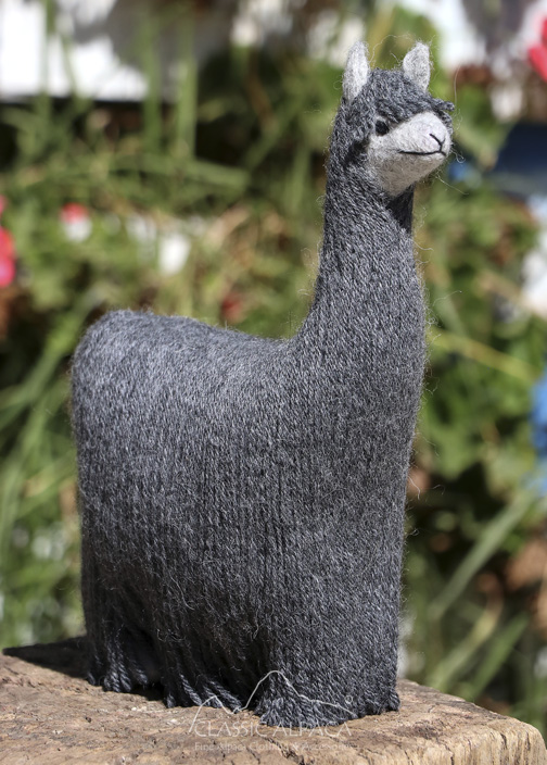 Needle Felted Suri Baby Alpaca 9 inches