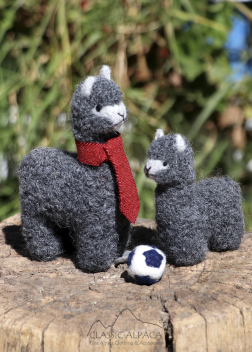 Needle Felted My Father Baby Alpaca