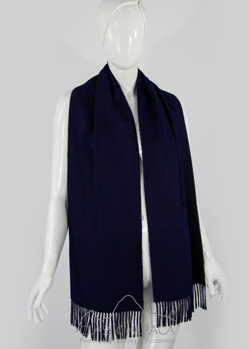 Woven & Brushed Baby Alpaca Scarf