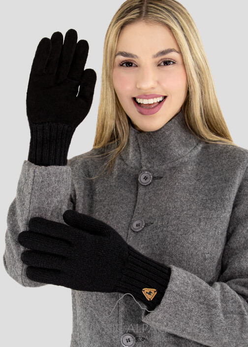 Alpaca Double Layer Driving Gloves