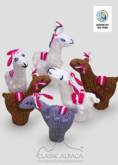 Alpaca Finger Puppets - Pack 25 - Alpacas