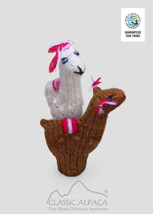 Alpaca Finger Puppets - Alpacas