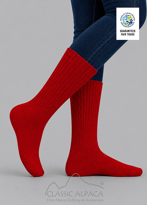 Alpaca Crew Socks