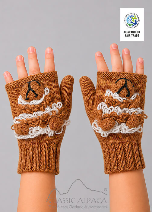Alpaca Kids - Alpaca Fingerless Gloves