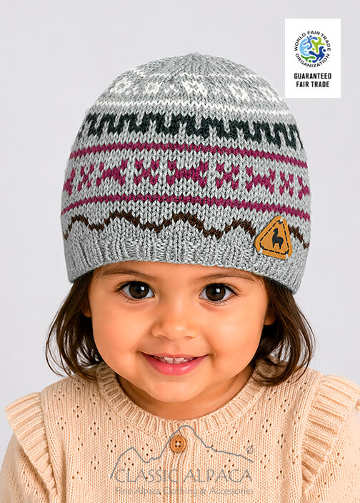 Baby Alpaca Toddler Hat