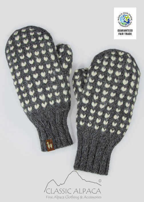 Alpaca Thrummed Mittens