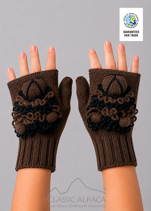 Alpaca Kids - Alpaca Fingerless Gloves