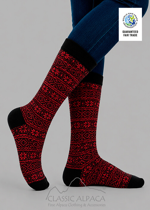 Premium Alpaca Unisex Nordic Socks