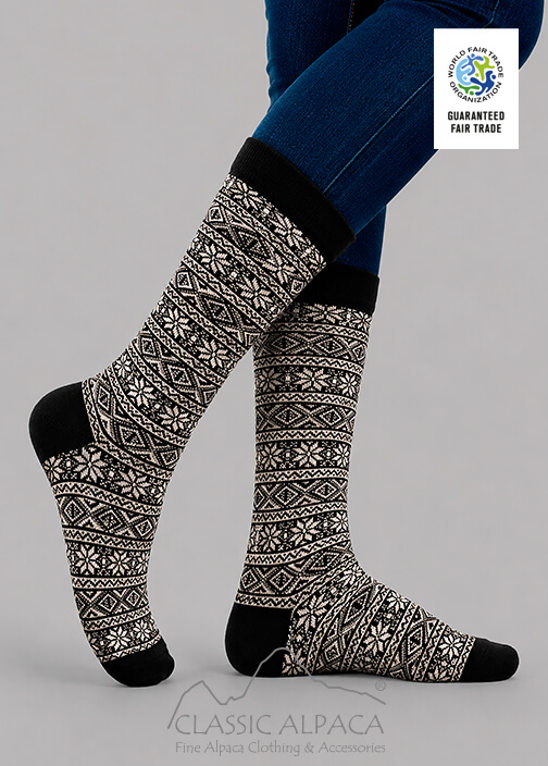 Premium Alpaca Unisex Nordic Socks