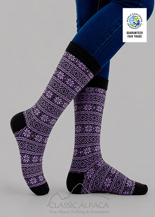 Premium Alpaca Unisex Nordic Socks
