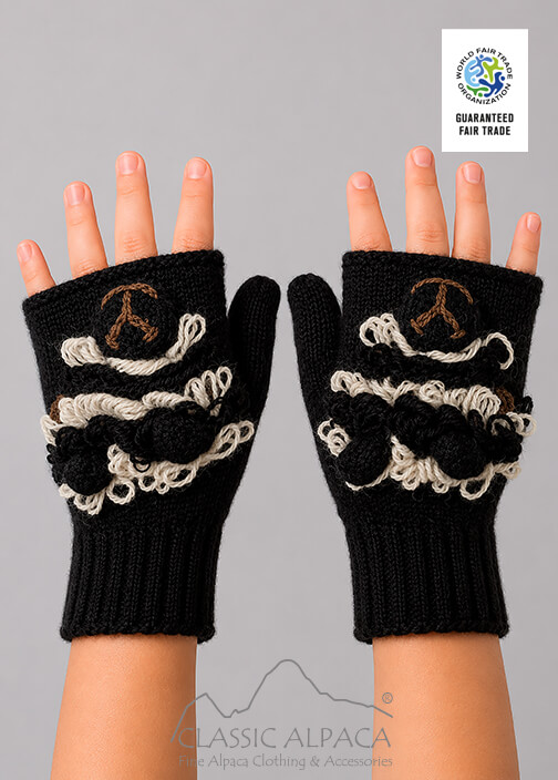 Alpaca Kids - Alpaca Fingerless Gloves