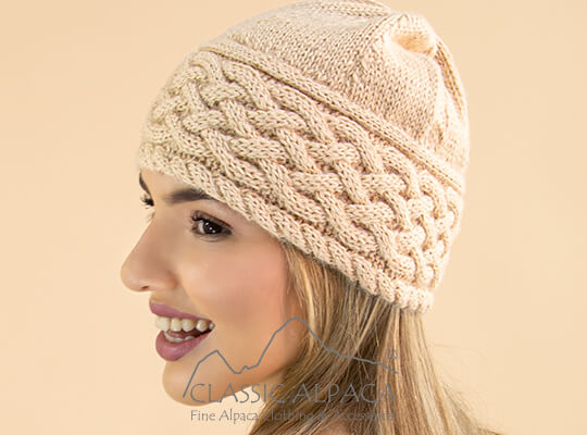 Sidney Cable Alpaca Hat