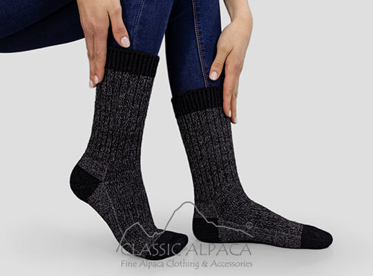 Premium Alpaca Boot Socks