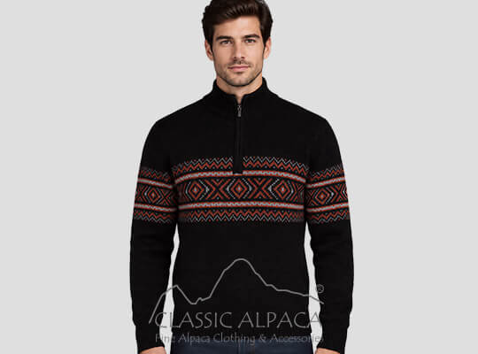 Men's Patagonia Alpaca Zip Sweater