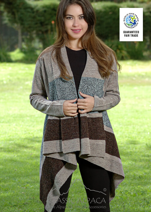Amelia Baby Alpaca Long Sleeve Cardigan