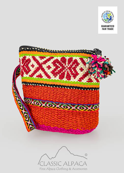 Hand-Made Tiny Purse With Pompom