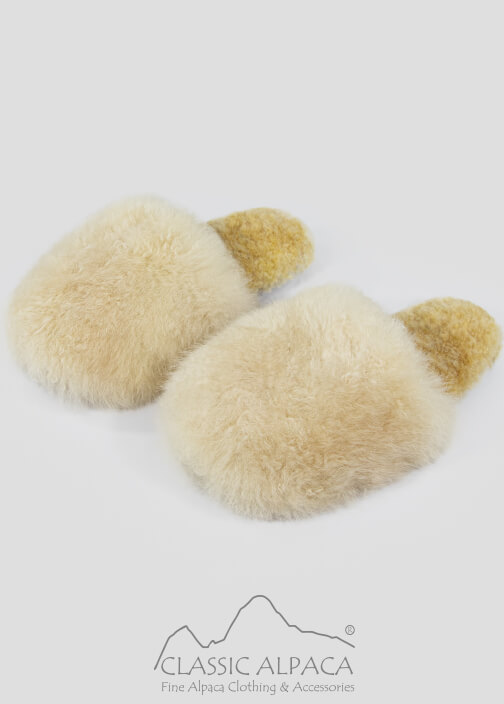 Luxury Baby Alpaca Fur Slippers