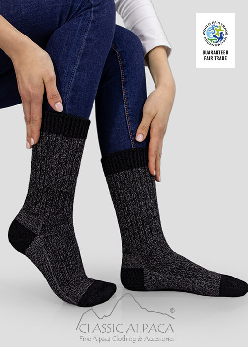 Premium Alpaca Boot Socks