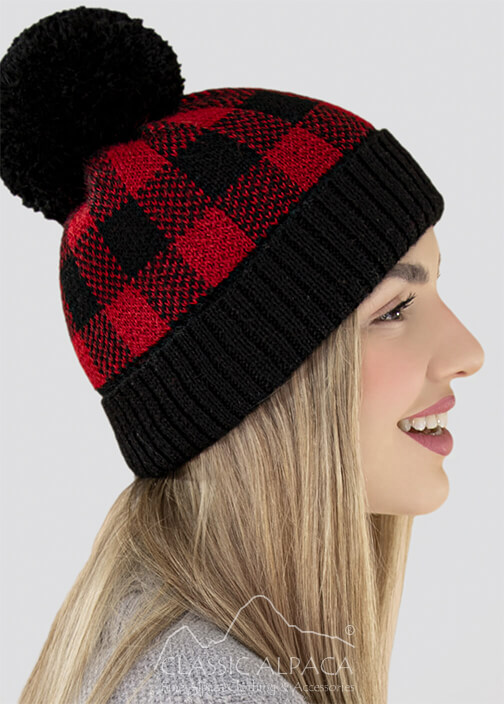 Scottish Tartan Alpaca Hat