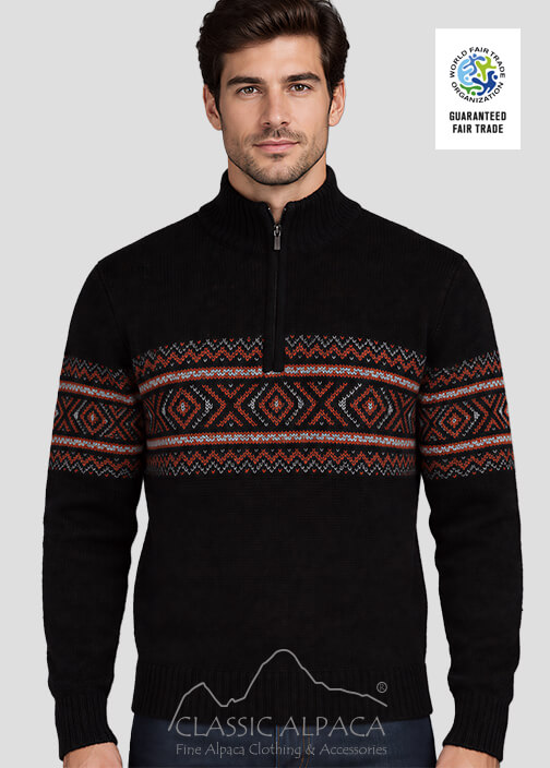 Men's Patagonia Alpaca Zip Sweater
