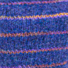 Brushed Striped Alpaca Fingerless Gloves