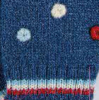 Steel Blue Popcorn Knit Alpaca Fingerless Gloves - Fleece Lining