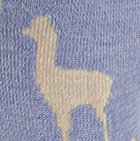 Xenon Blue - Beige Premium Alpaca Alpaquita Unisex Socks