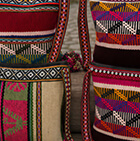 Hand-Made Large Shoulder Purse With Pompom
